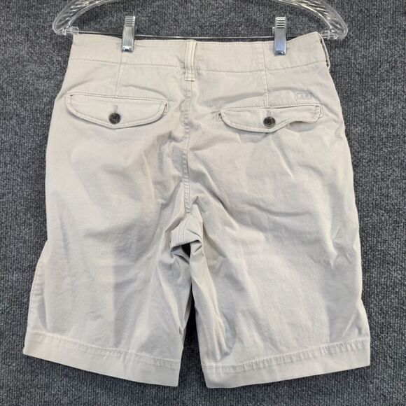 American Eagle Men's Classic Next Level Flex Chino Shorts Gray 28 Cotton Blend - Picture 2 of 13